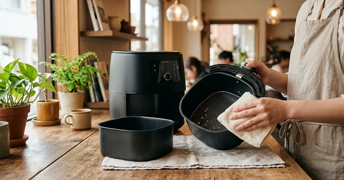 ノンフライヤーのお手入れ・洗い方ガイド｜焦げ付き・臭い対策も解説