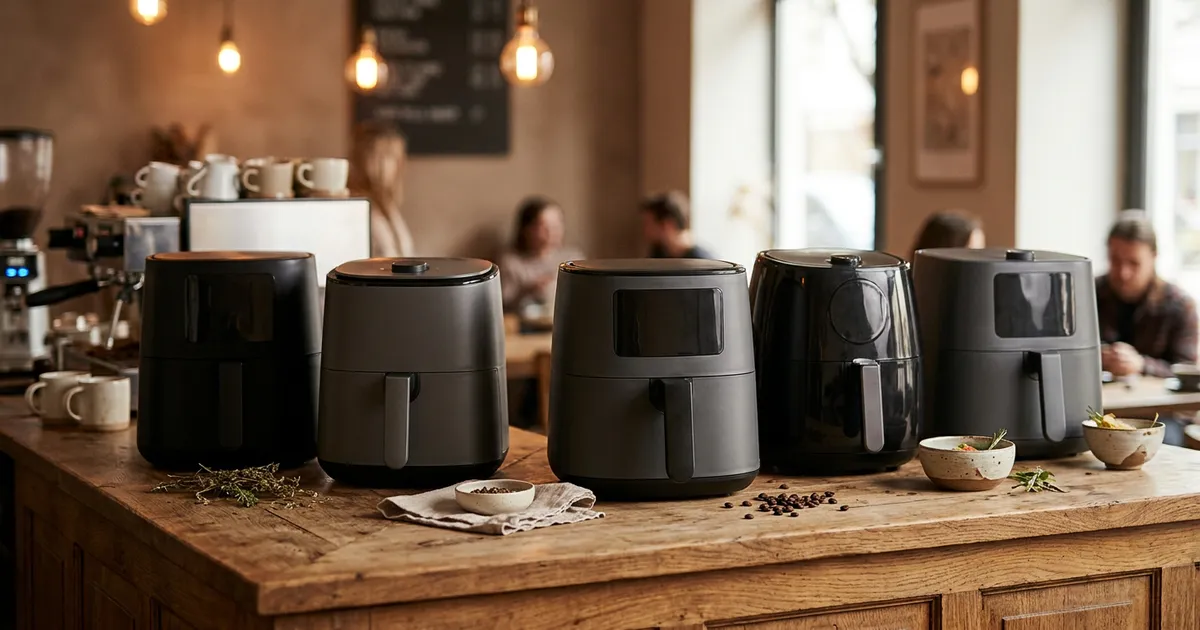 ノンフライヤー比較｜人気5機種のスペック・価格・容量を徹底比較